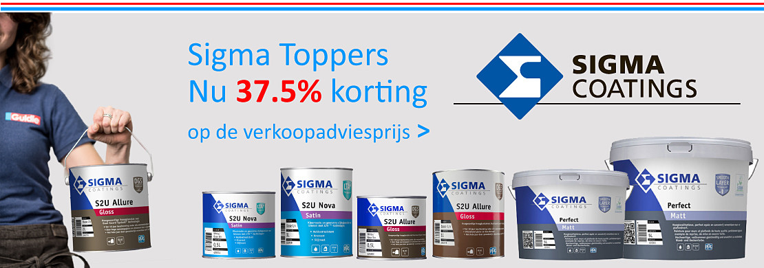 Sigma toppers extra korting