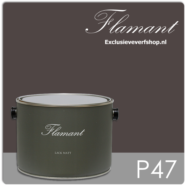 flamant-lack-matt-25-liter-p47-chocolate