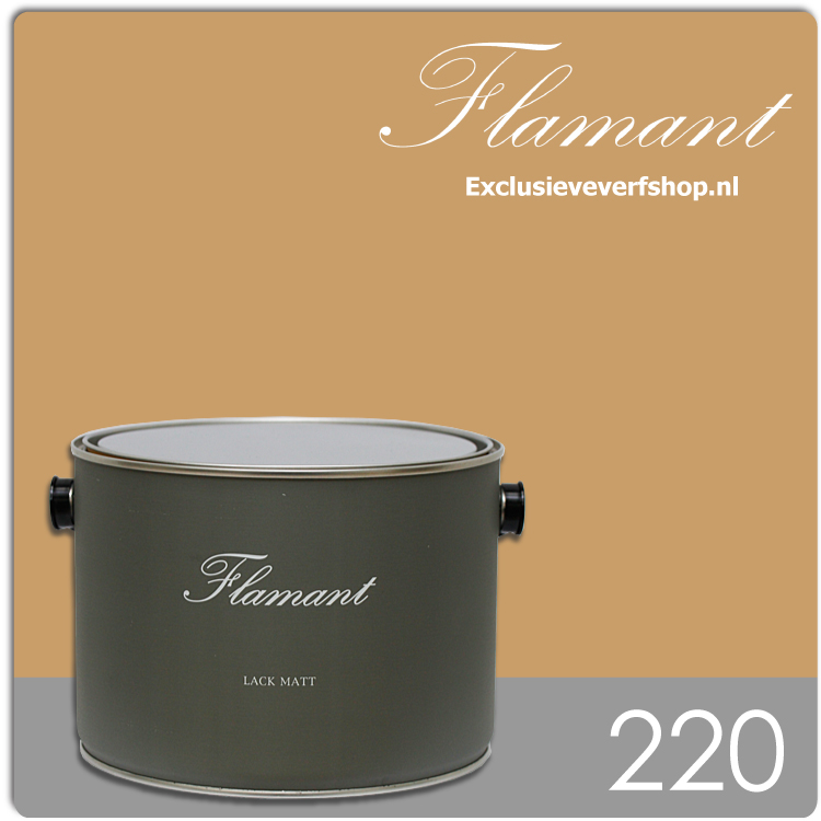 flamant-lack-matt-25-liter-220-honey