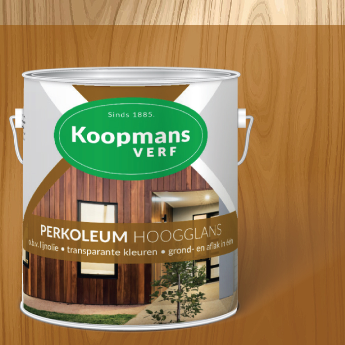 koffer Octrooi Voorschrijven Koopmans Perkoleum Hoogglans 2.5 liter kleur 233 Middeneiken |  www.colorstore.nl