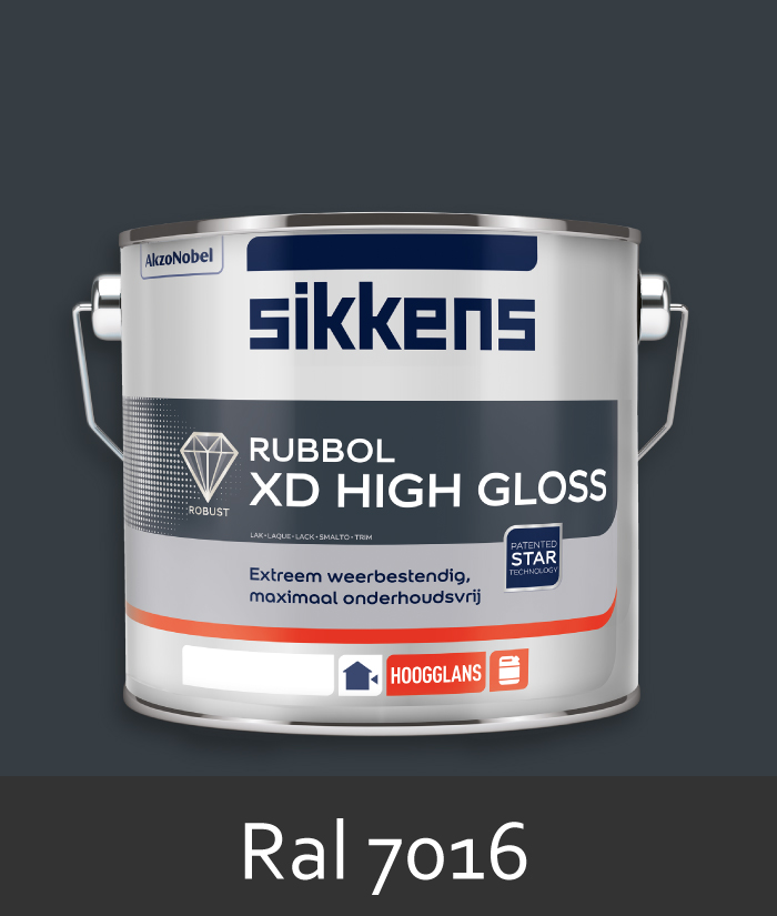 Sikkens-Rubbol-XD-high-gloss-ral-7016-2.5-liter